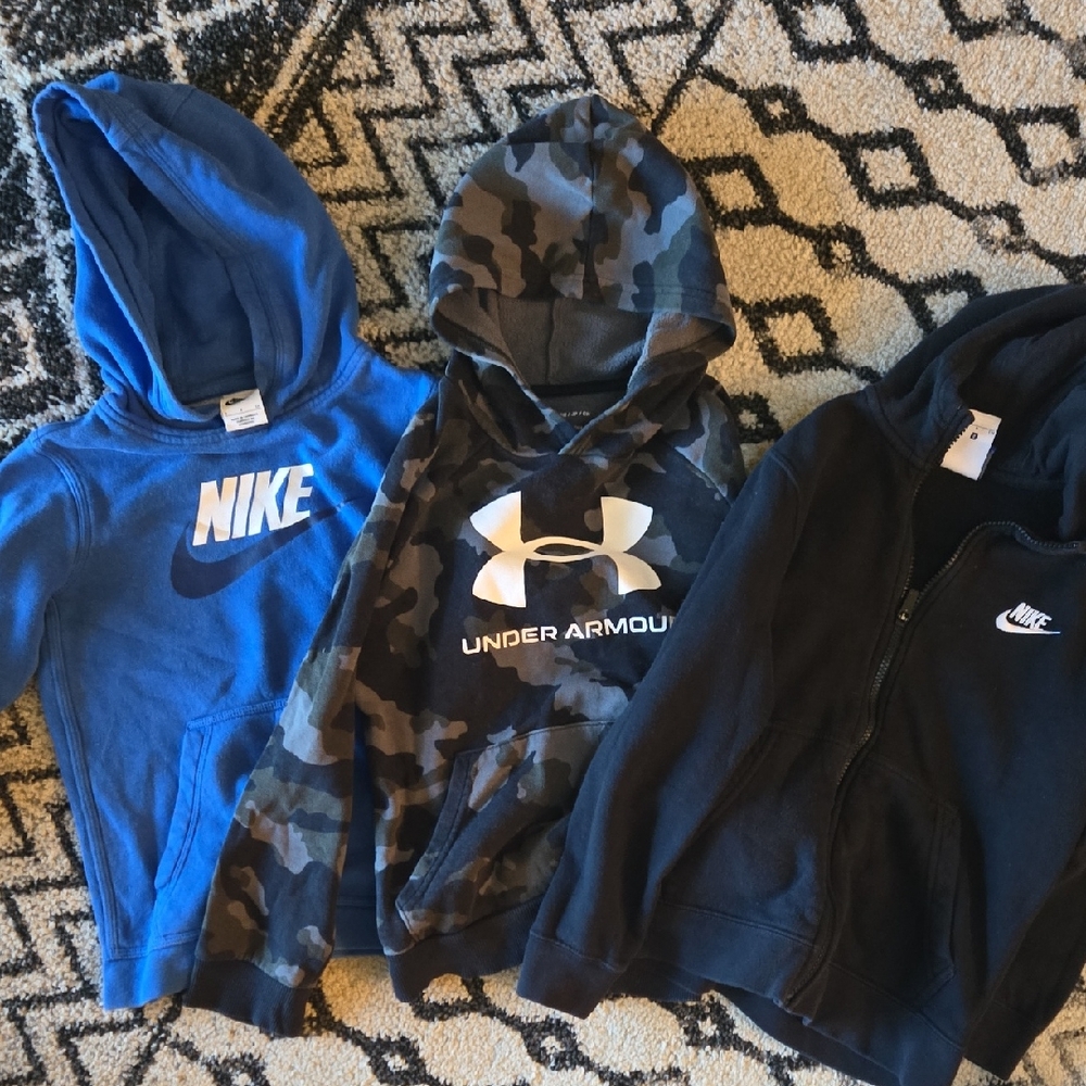 Nike Black Kids Zip-Up Hoodie